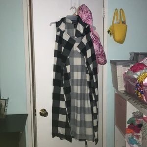 Black and White Cardigan